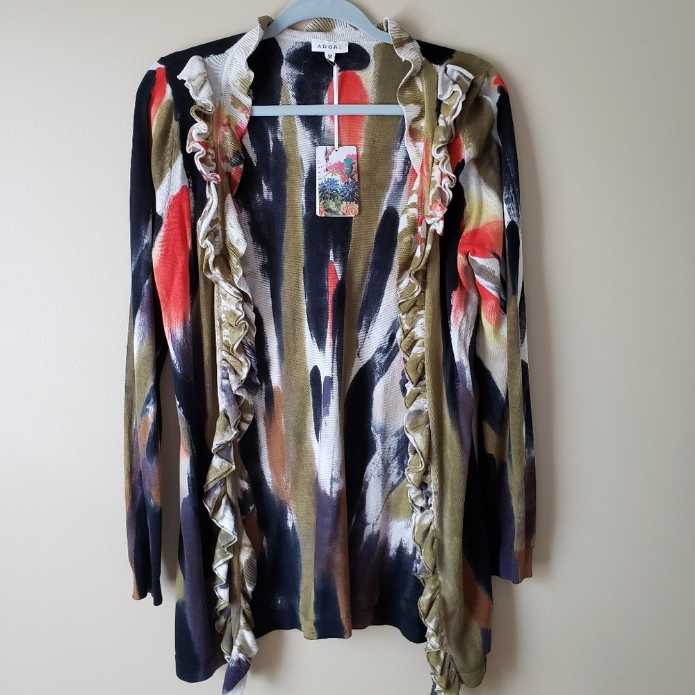 Painterly cardigan